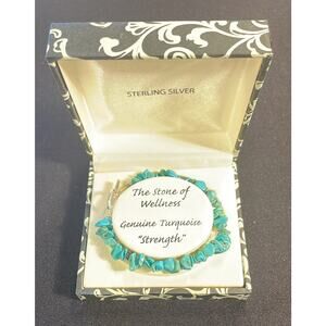 The stone of wellness - Strength Bracelet Turquoise 925